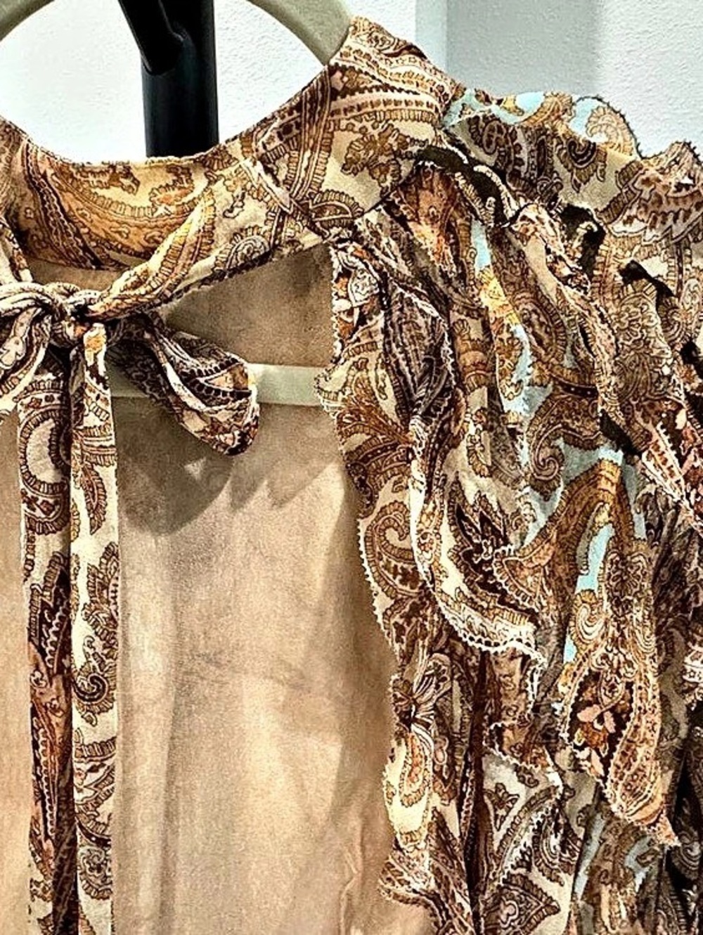 Zimmermann Paisley Ruffle Mini Dress - Picture 4 of 6